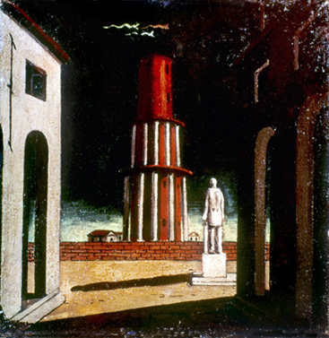 The Great Tower 1914 de Chirico