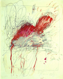 Cy Twombly Leda and the Swan 1963