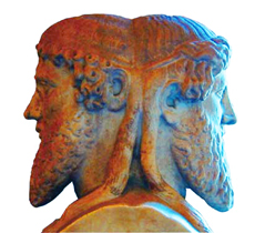 Janus Roman God of entrances