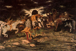 The battle of the Lapiths and Centaurs