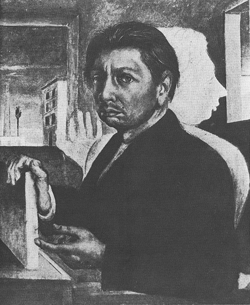 De Chirico pointing