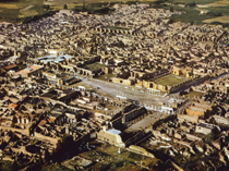 Aerial view Pompeii
