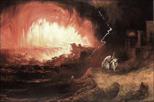 John Martin The Destruction of Pompeii and Herculaneum 1821