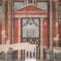 Gated entrance, boscoreale triclinium