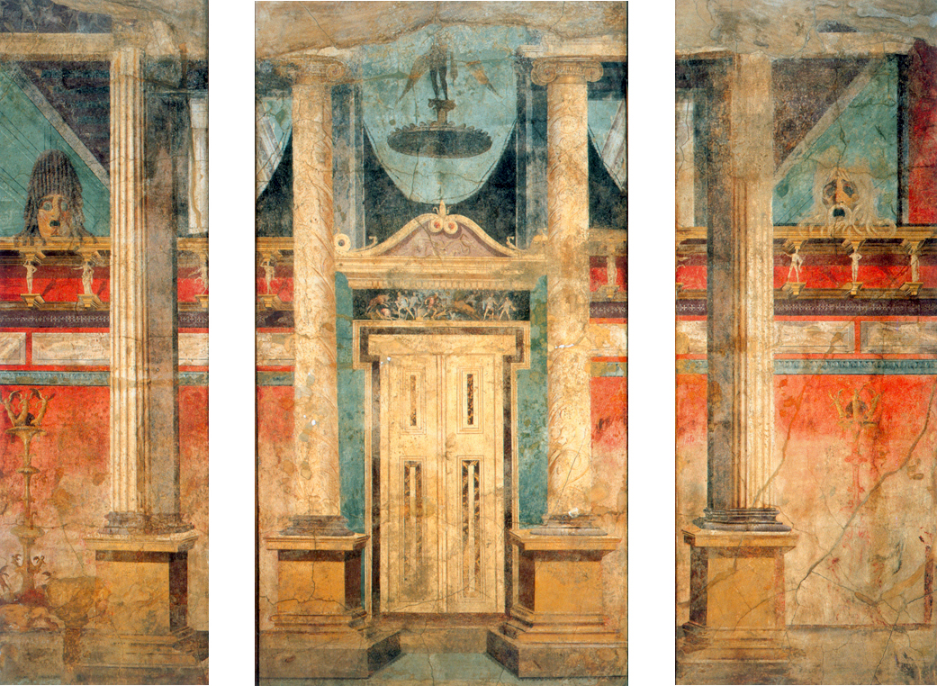 West wall triclinium Villa P Fannius Synistor
