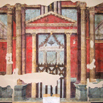 Triclinium Boscoreale tholos wall