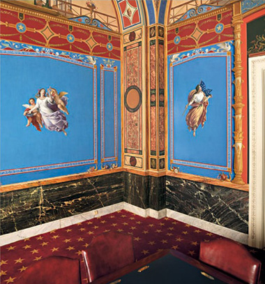 wall-painting by Constantine Brumidi Senate room Capitol Building Washington DC