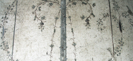 Stalk and tendrill wall-painting Casa del Centenario 