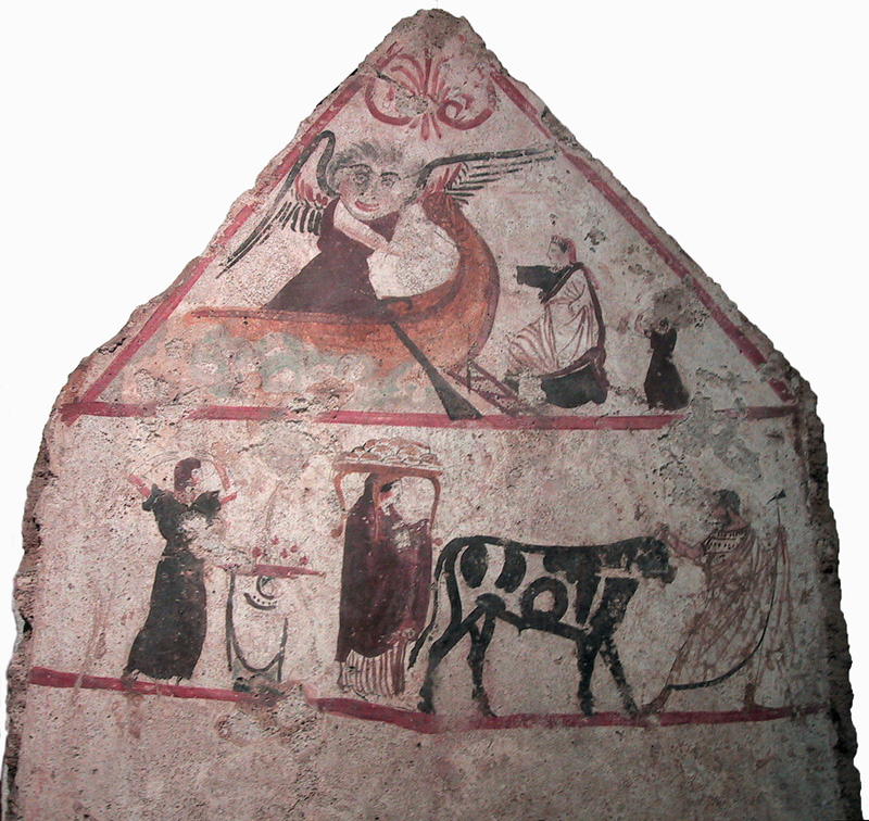 Tomb of CHaron Paestum Southern Italy