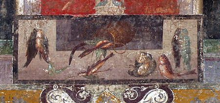 Ex-voto depiction of fish