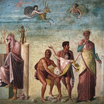 Sacrifice of Iphigenia, Pompeii