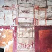 Third Style wall-painting in the Casa del Menandro