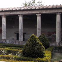 Peristyle garden Casa di Menandro