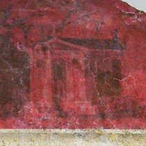 Tombs depicted in wall-paintings from Boscoreale